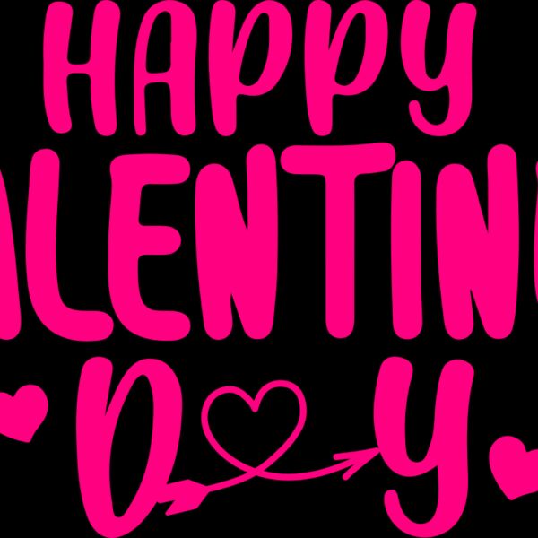 Pink Valentines Day Text Thumbnail