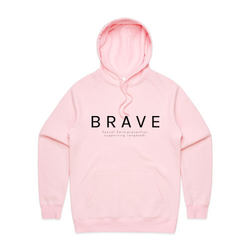MENS PINK HOODIE (medium weight) Thumbnail